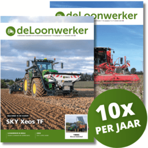 Dubbele cover van het vakblad de Loonwerker editie 8 en 9 2025