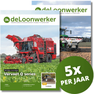 Dubbele cover van het vakblad de Loonwerker editie 9 en 10 2025