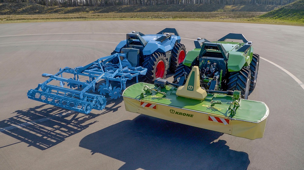 Krone en Lemken introduceren met VTE een autonome trekker