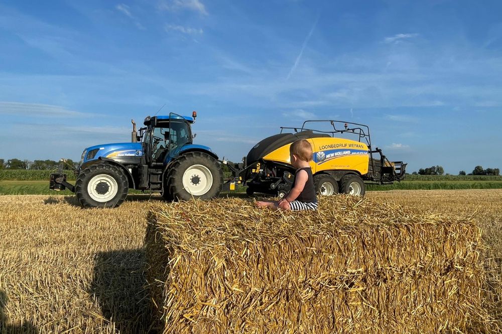 Nummer 5: Barend Heusinkveld van Loonbedrijf Wijman en Zn. uit Ommeren - New Holland