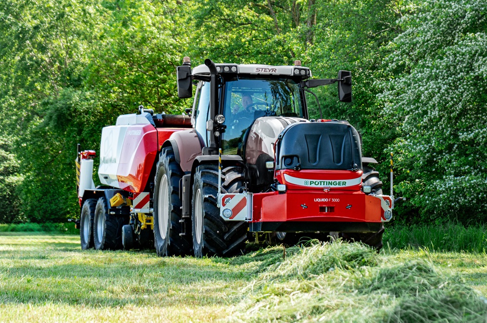 PÖTTINGER introduceert LIQUIDO F fronttank voor kuilvoerkwaliteit