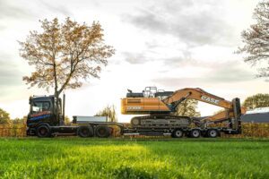 Nieuwe Scania 590 pk V8 zwaartransporttrekker versterkt Puinbreken Nederland