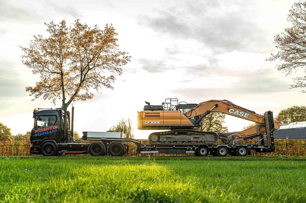 Nieuwe Scania 590 pk V8 zwaartransporttrekker versterkt Puinbreken Nederland