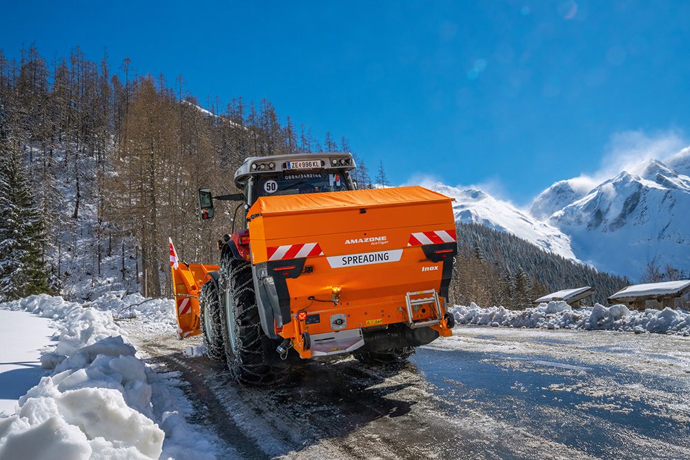 AMAZONE introduceert winterdienststrooier IceTiger Inox