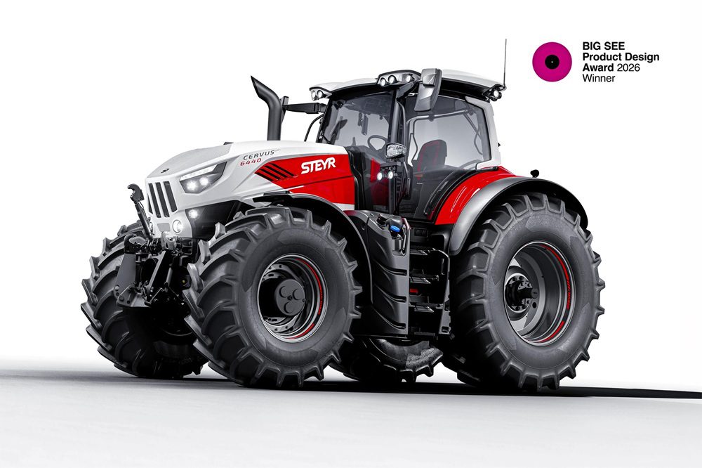 Steyr Cervus CVT wint BIG SEE Design Award