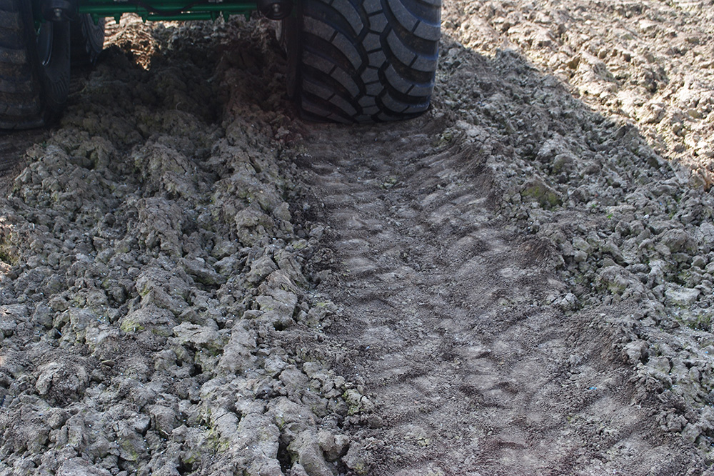 Tot 5 ton per wiel om ondergrondverdichting te beperken