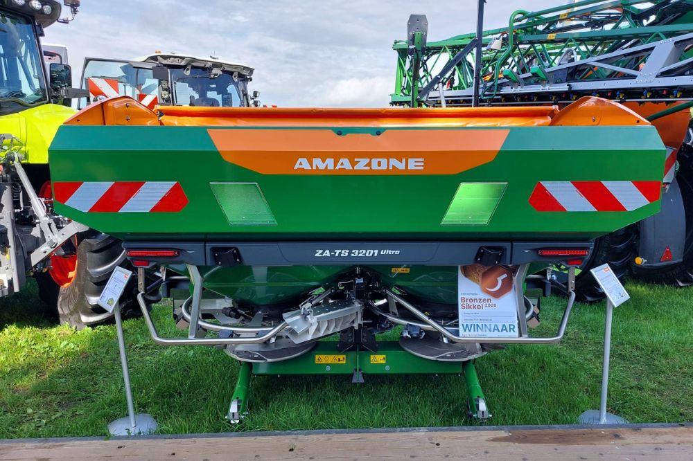 Amazone TS 01 AutoSpread wint Bronzen Sikkel 2026